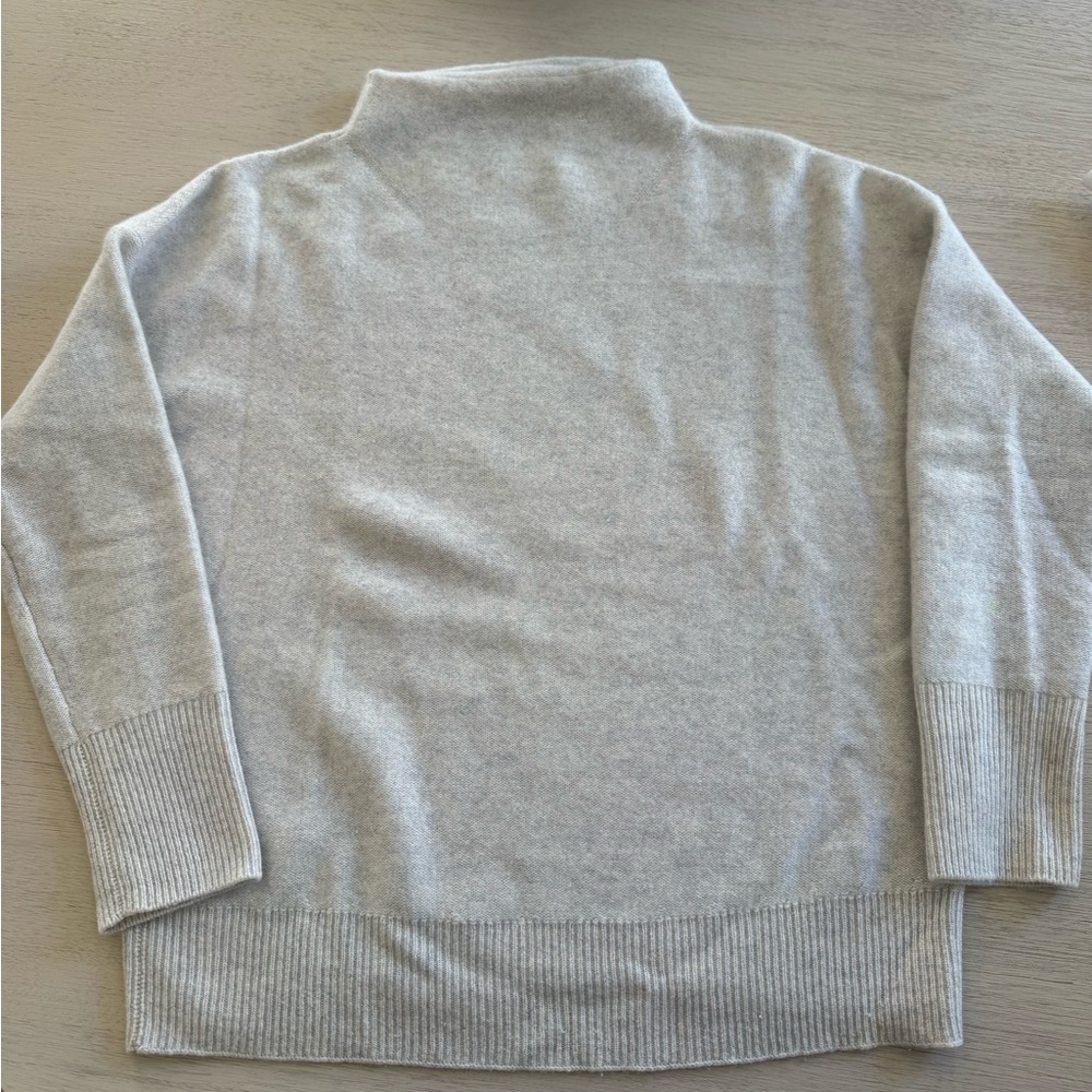 Vince Boiled Cashmere Funnel Neck Pullover - Picture 5 of 8